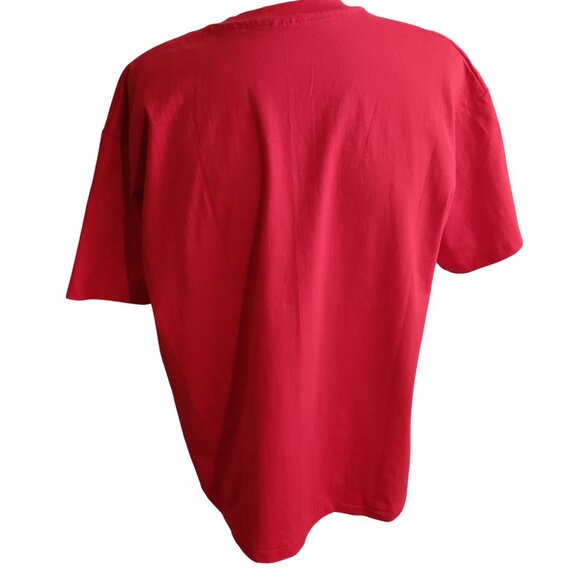 Vintage Men's T-shirt XXL Single Stitch Hanes 1990's Silver Wing Logo USA - Picture 6 of 6